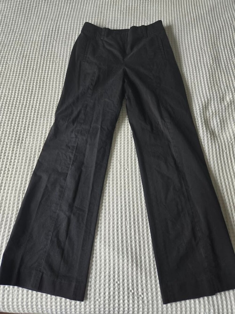 Ann Taylor Black Wide-Leg Dress Pants Size 4
